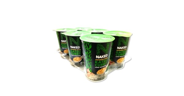 Naked Rice Japanese Katsu Curry Pot 78g X 6 CASE PRICE