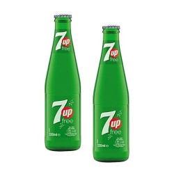 7UP Free Glass Bottled Soft Drink - 2 For £1