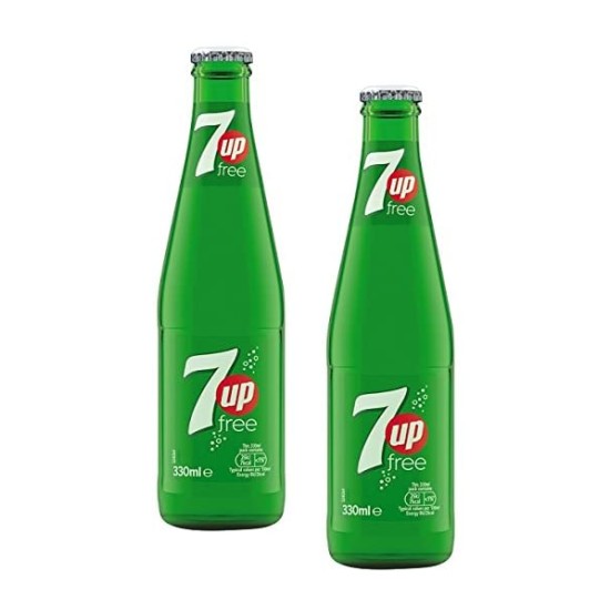 7UP Free Glass Bottled Soft Drink - 2 For £1