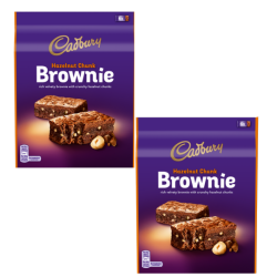 Cadbury Chunky Hazelnut Chocolate Brownies 6pack - 2 For £1.50