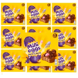 Cadburys Mini Egg Nest Cakes x4 - CASE PRICE x10