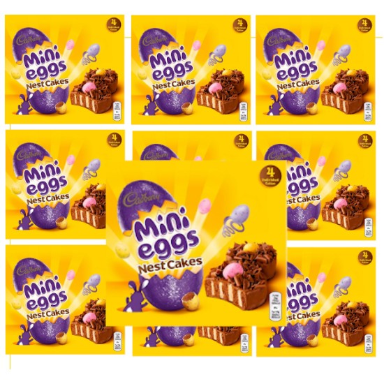 Cadburys Mini Egg Nest Cakes x4 - CASE PRICE x10