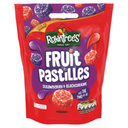 Rowntrees Fruit Pastilles Strawberry & Blackcurrant 150g