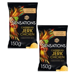 Walker Sensations Jerk Chicken 150g (Share Bag) - 2 For £1