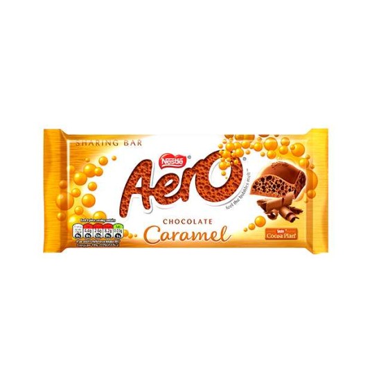 Aero Chocolate Caramel Sharing Bar 90g