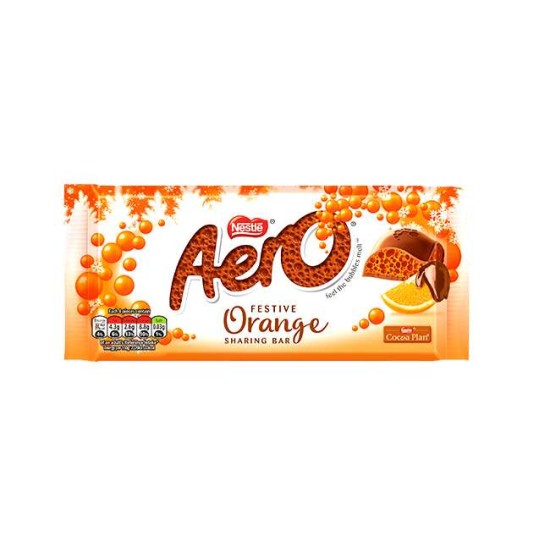 Aero Orange Sharing Bar 90g - 2 For £1.50