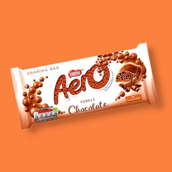 Aero Purely Chocolate Sharing Bar 90g