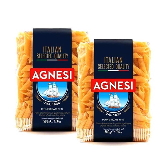 Agnesi Penne Rigate Pasta 500g - 2 For £1