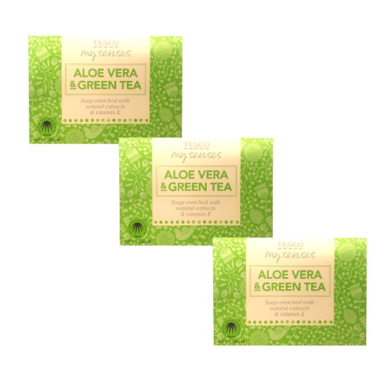 My Senses Aleo Vera & Green Tea Soap Bar - 3 For £1