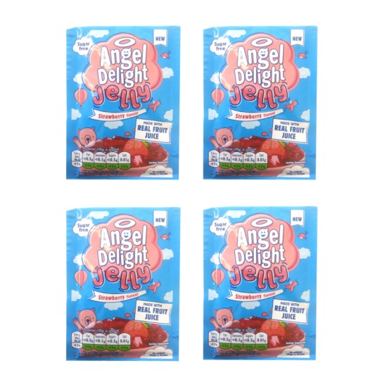 Angel Delight Strawberry Jelly 11.5g 4 For £1