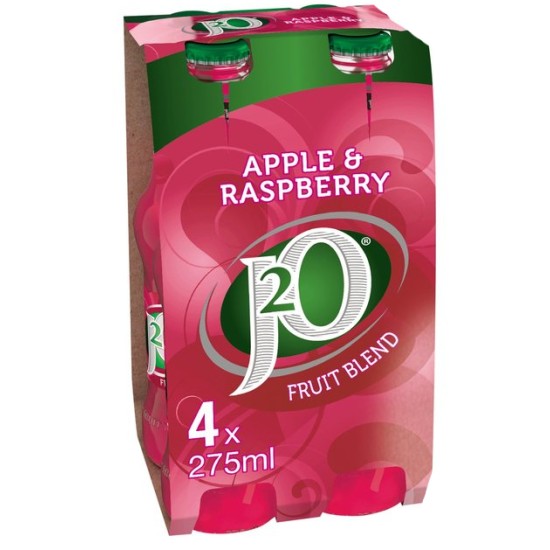 Apple & Raspberry J2O 4 x 275ml Bottles