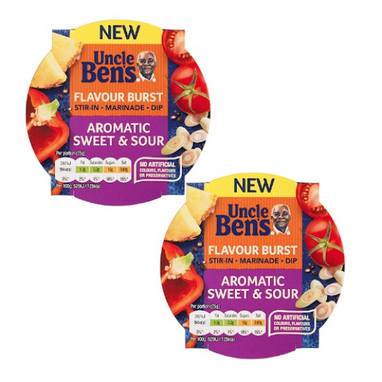 Uncle Bens Aromatic Sweet & Sour Marinade-Dip-Stir in - 2 for £1