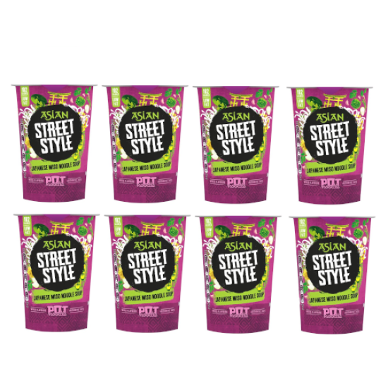 Asia Street Style Japanese Miso Noodle Soup x 8 CASE PRICE