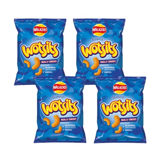 Walkers Baked Wotsits Really Cheesy 22.5g - 4 For £1