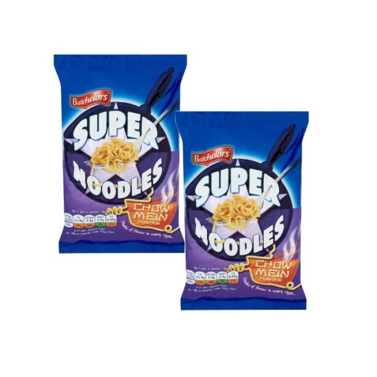 Batchelors Super Noodles Chow Mein Flavour 90g - 2 For £1