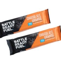 Battle Ready Fuel Chocolate Orange Flapjack Bar 70g - 2 For £1
