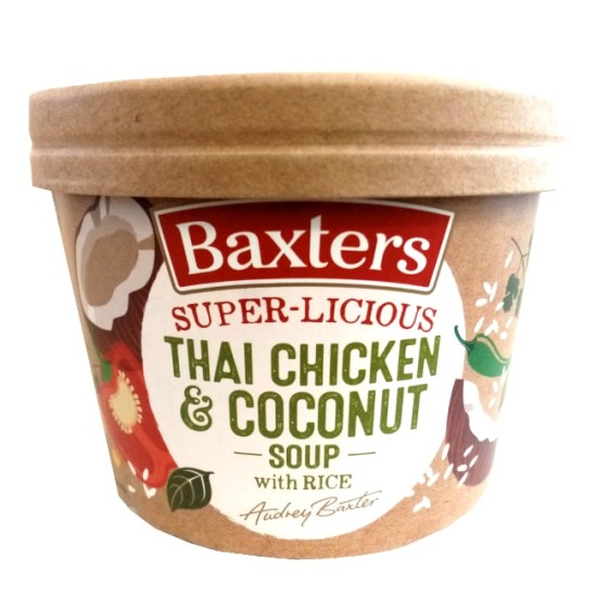 Baxters Super-Licious Thai Chicken & Coconut Soup with Rice 350g