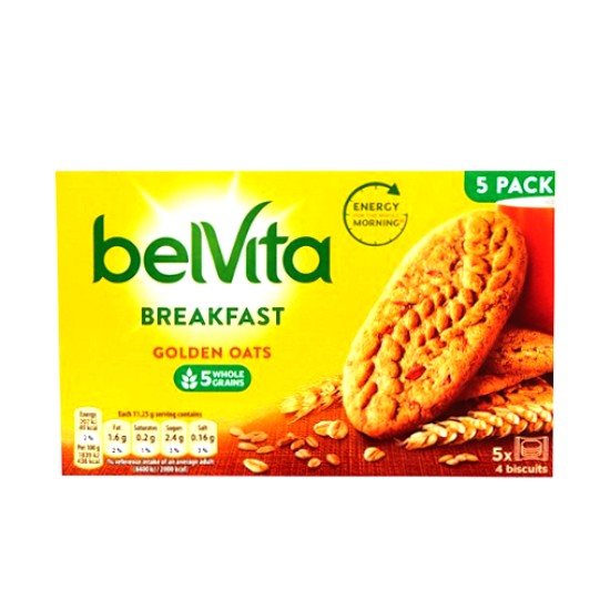 Belvita Golden Oats Breakfast Biscuits 5pk x 4 Biscuits 225g