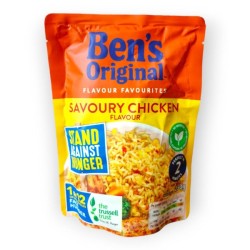 Bens Original Savoury Chicken Flavour Microwave Rice 250g