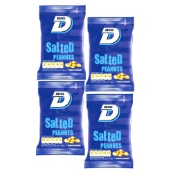 Big D Salted Peanuts 50g - 4 For £1