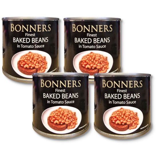 Bonners Finest Baked beans in Tomato Sauce 220g - 4 For £1