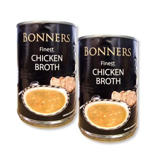 Bonners finest Chicken Broth 400g - 2 For £1