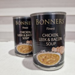Bonners Finest Chicken Leek & Bacon Soup 400g - 2 For £1