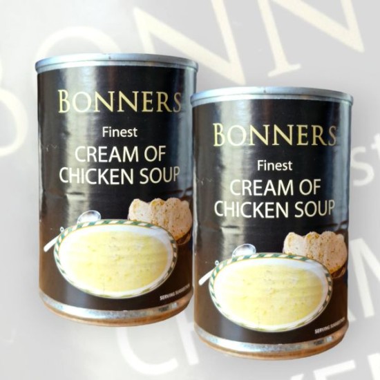 Bonners Finest Cream of Chicken Soup 400g - 2 For £1