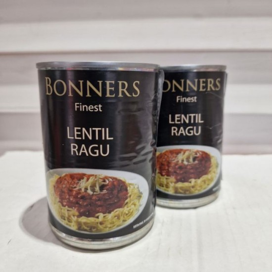 Bonners finest Lentil Ragu 392g - 2 For £1