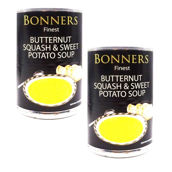 Bonners Butternut Squash & Sweet Potato Soup 400g - 2 For £1