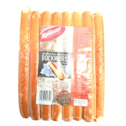 Rollover Bockwurst Hot Dogs 8x90g