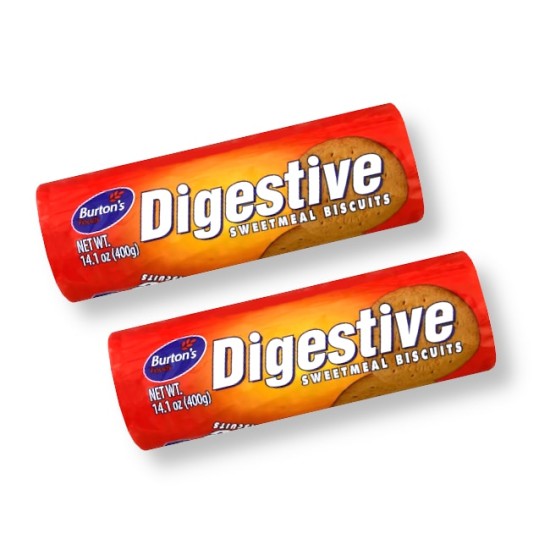 Burtons Digestive Sweetmeal Biscuits 400g - 2 For £1