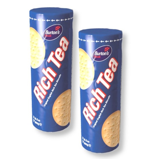 Burtons Rich Tea Biscuits 300g - 2 For £1