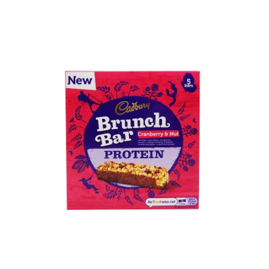 Cadburys Brunch Bar Cranberry & Nut Protein 5pk