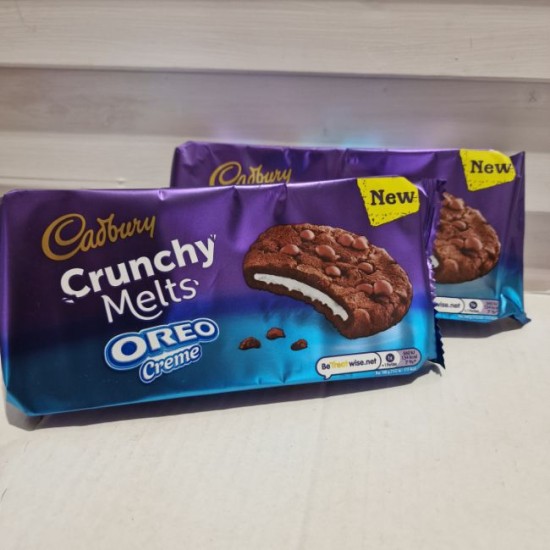 Cadbury Crunchy Melts Oreo Creme 156g -  2 for £1.50