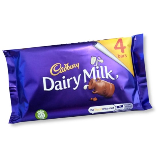 Cadbury Dairy Milk 4pk 117g
