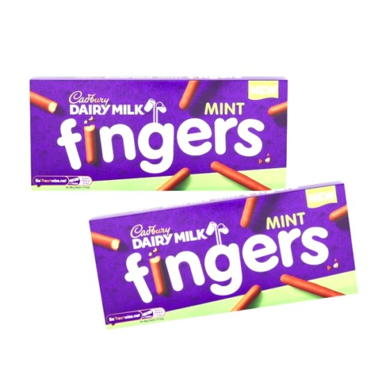 Cadbury Dairy Milk Mint Fingers 114g - 2 For £1