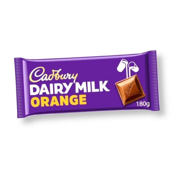 Cadbury Dairy Milk Orange 180g