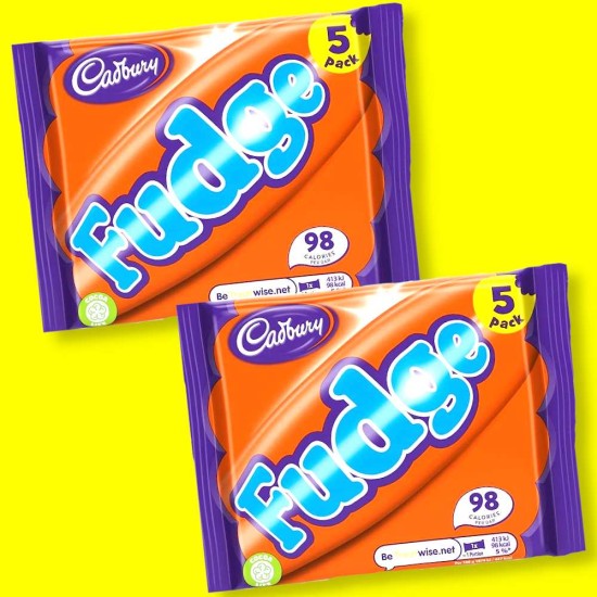 Cadbury Fudge 5pk 110g - 2 For £1.50