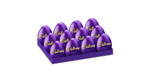 Cadburys Hollow Milk Chocolate Eggs 77g X 12 Case Price 1322