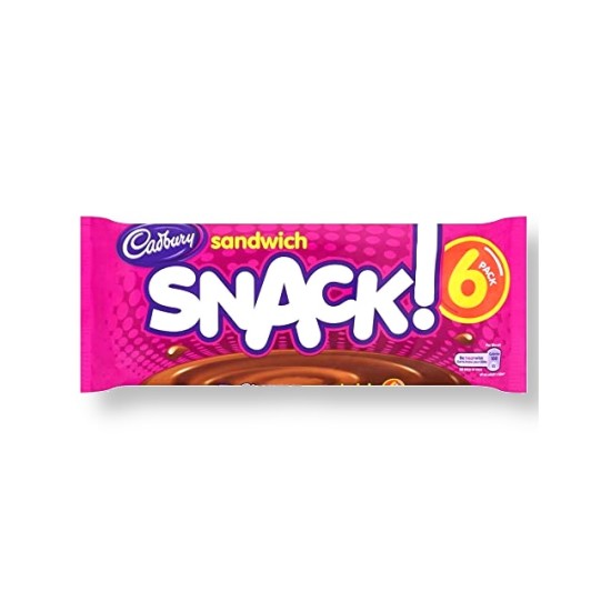 Cadbury Sandwich Snack 6 Pack 132g