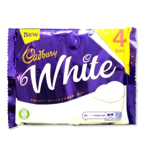 Cadbury White Creamy Chocolate 4pk 148g