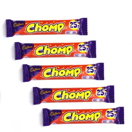 Cadbury Chomp Chocolate Bar 23.5g - 5 For £1