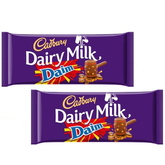 Cadbury Dairy Milk With Daim (Share Bar) 120g 2 For £1.50