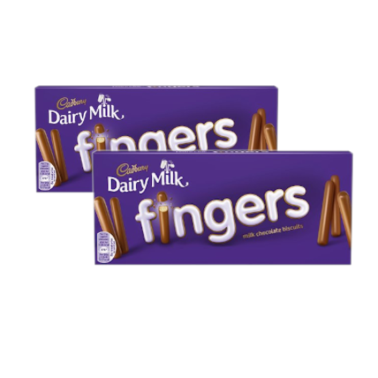 Cadbury Dairy Milk Chocolate Fingers 114g - 2 For £1