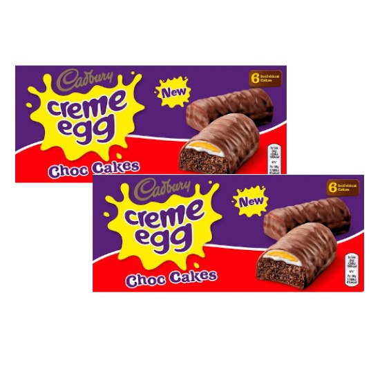 Cadburys Creme Egg choc Cakes 6 - 2 For £1.50