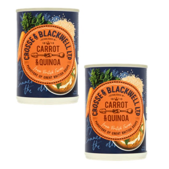 Crosse & Blackwell Carrot & Quinoa Soup 400g - 2 for £1