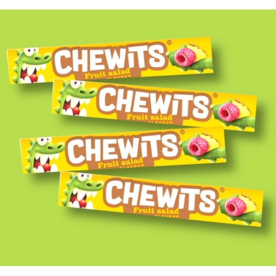 Chewits Fruit Salad Flavour Sweets 30g - 4 For £1
