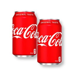 Coca Cola Original 330ml Cans - 2 For £1