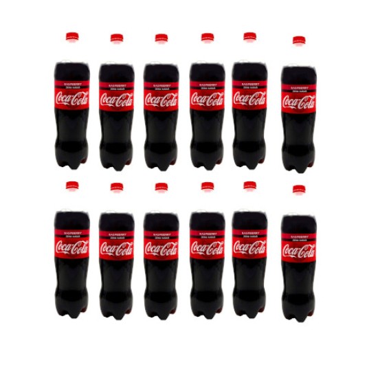 Coca Cola Raspberry Zero Sugar 1.25l x 12 Bottles- CASE PRICE